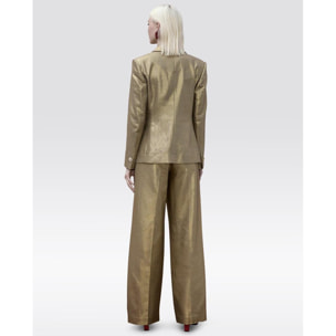 Blazer sartoriale metallizzato