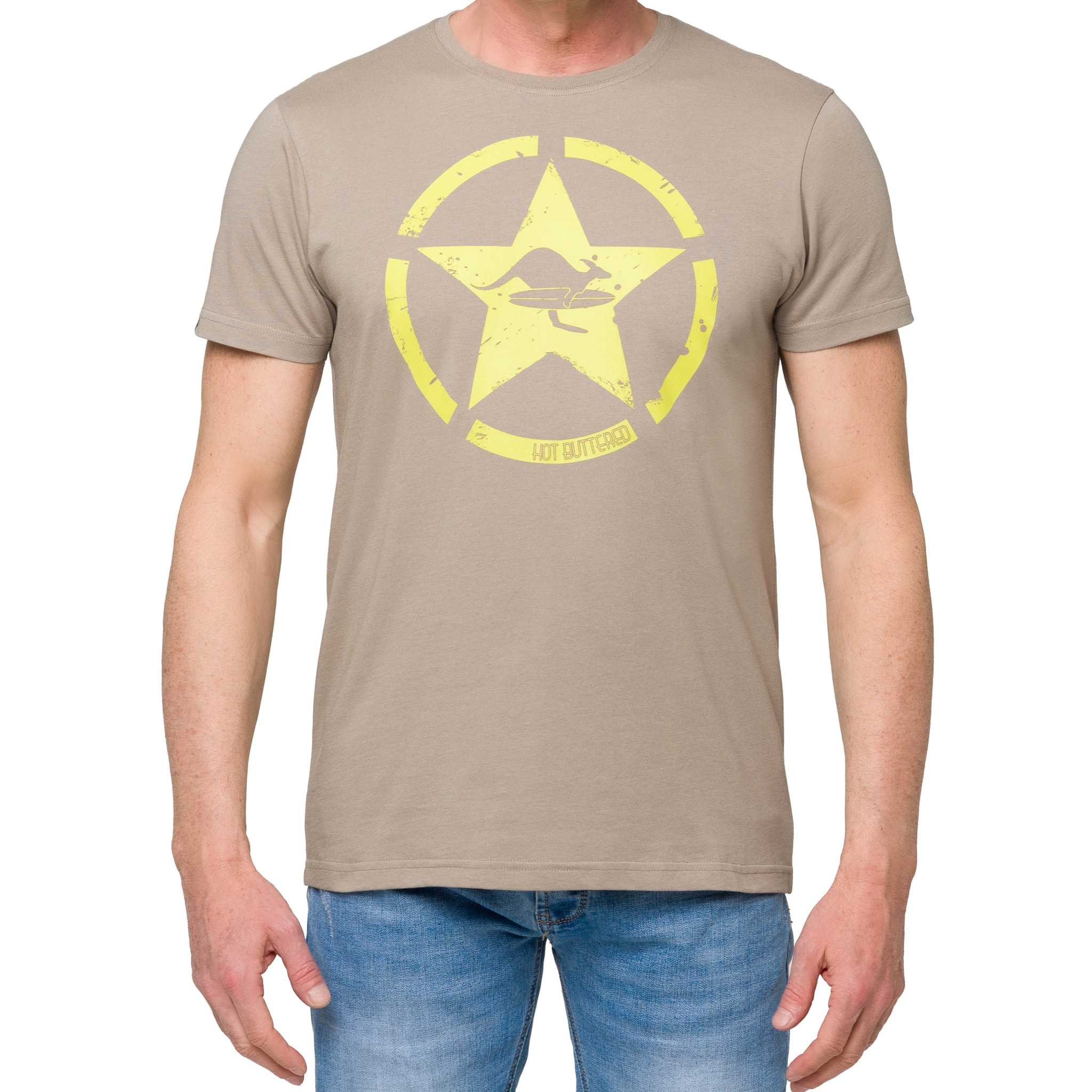 T-shirt GOLDENBREED 100% cotone Khaki