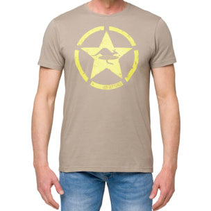 T-shirt GOLDENBREED 100% cotone Khaki