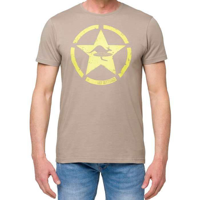 T-shirt GOLDENBREED 100% cotone Khaki