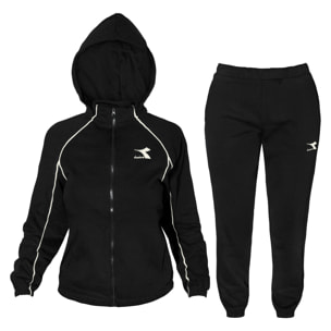 Tuta Donna DIADORA Cotone Felpato Full Zip 4 Colori Art.178696