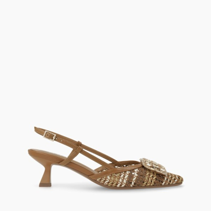 ZAPATOS DE SALÓN BEIGES A-CADIZ