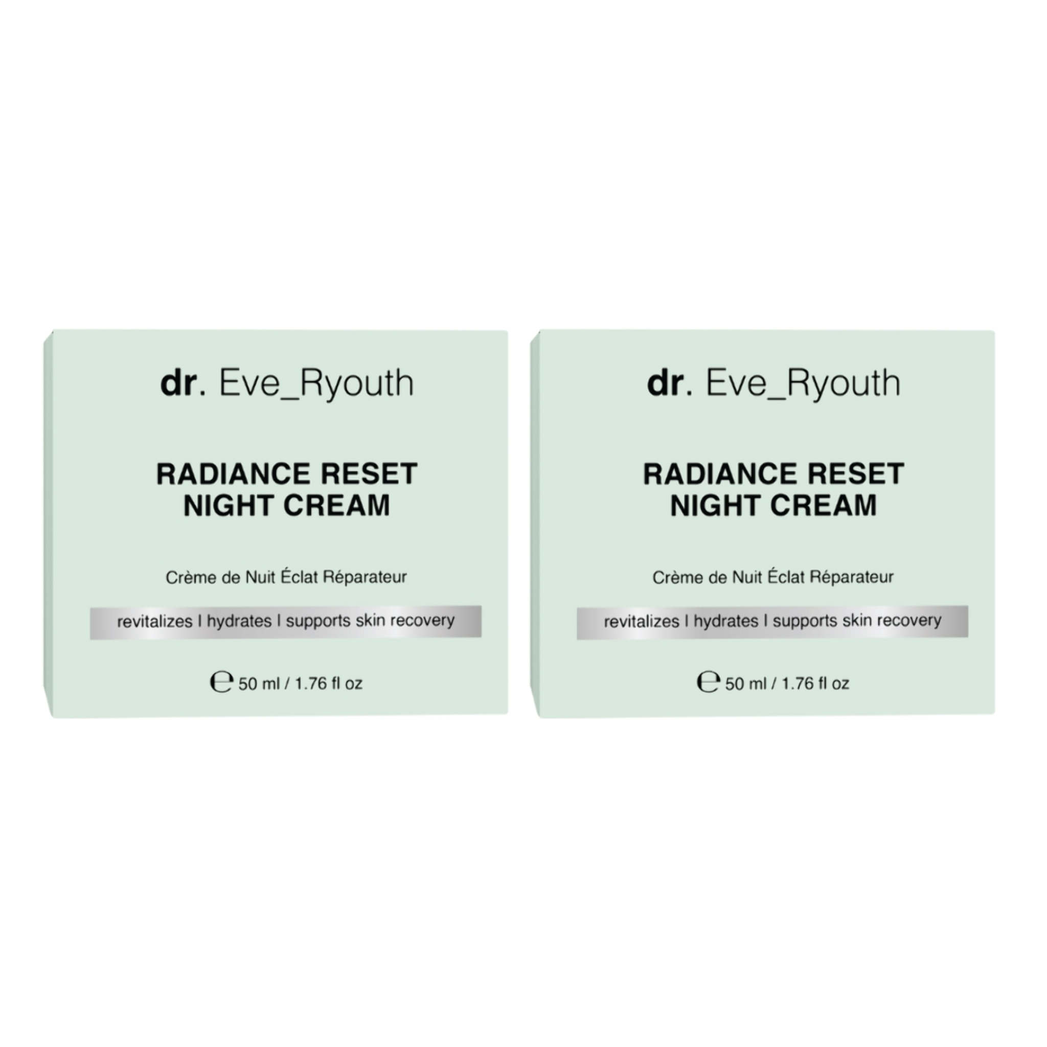 Crema de noche Radiance Reset x2