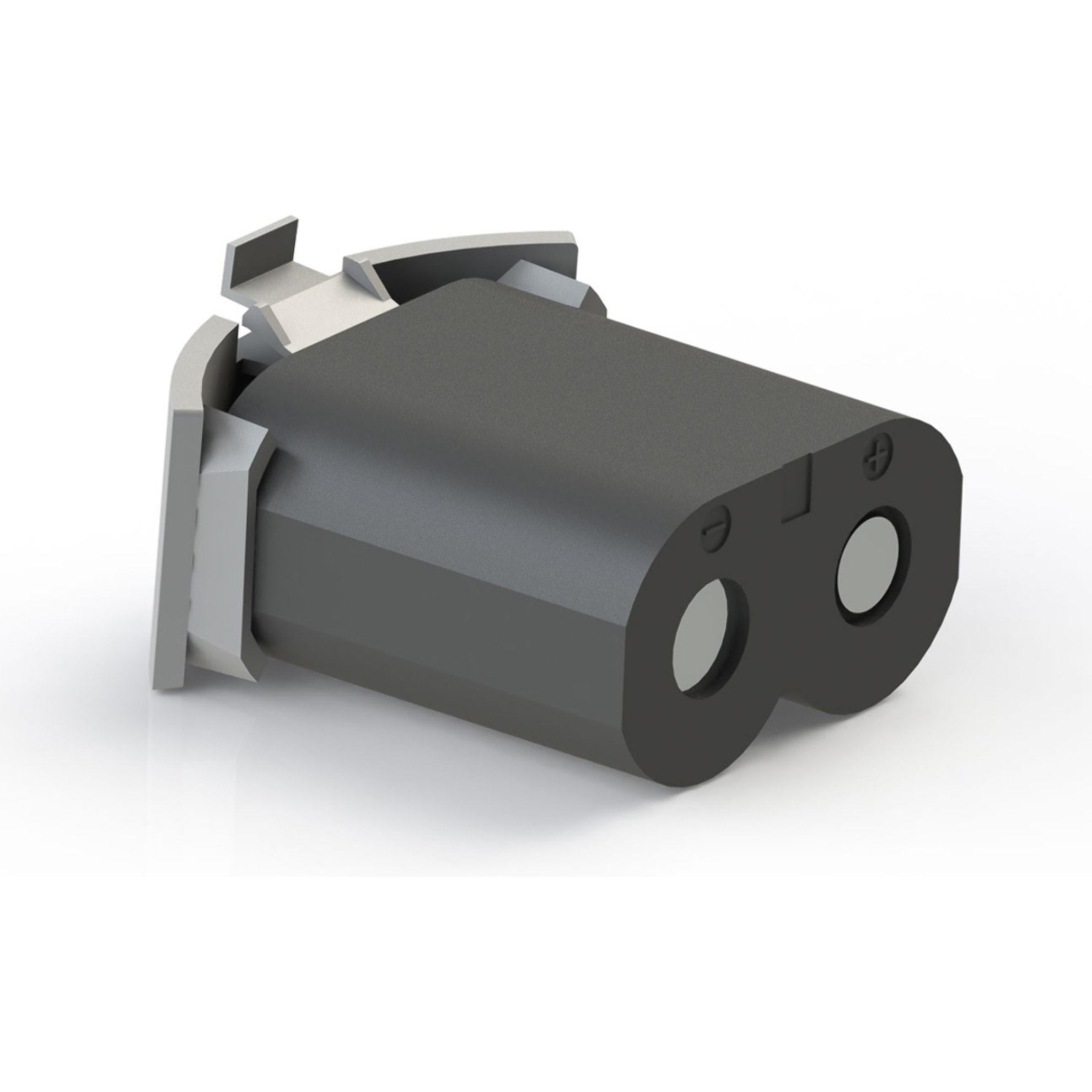 Pied de lit lumineux gris | Metal | Hauteur 16 cm