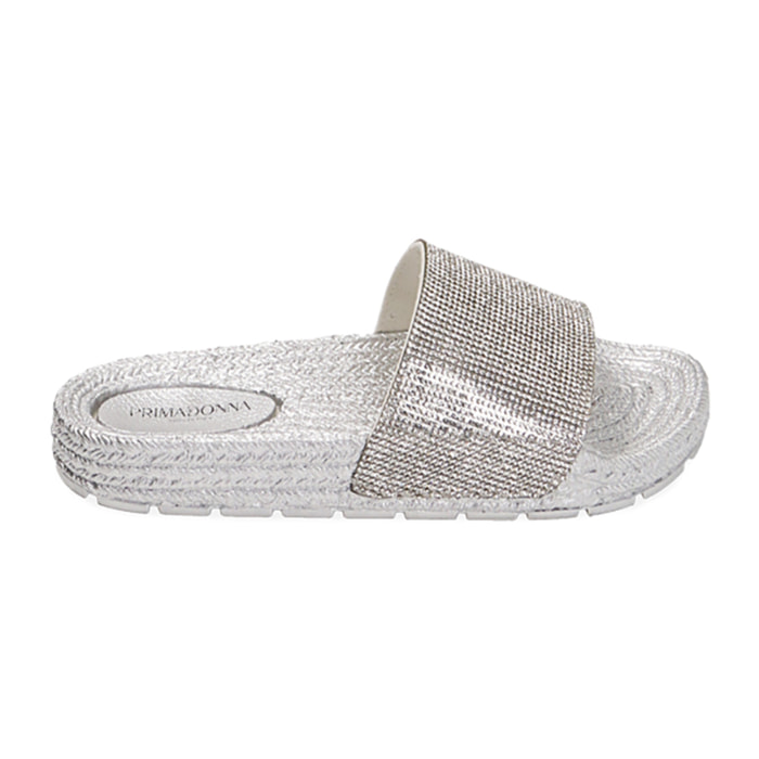 Zapatillas de playa plateadas