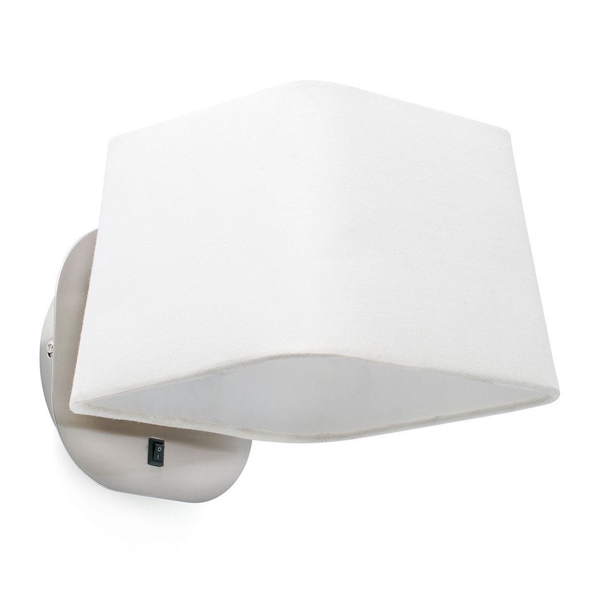 SWEET Lampe applique blanche et nickel