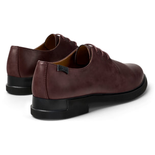 Zapatos de cordones - CAMPER Iman - Burdeos - Cuero liso