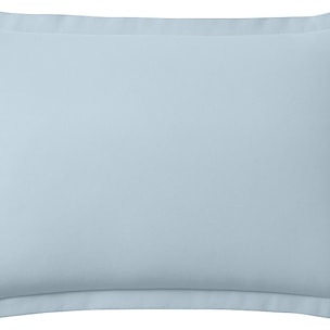 Taie d'oreiller 100% flanelle coton 160gr_bleu