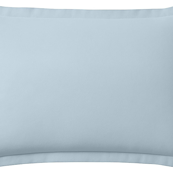 Taie d'oreiller 100% flanelle coton 160gr_bleu