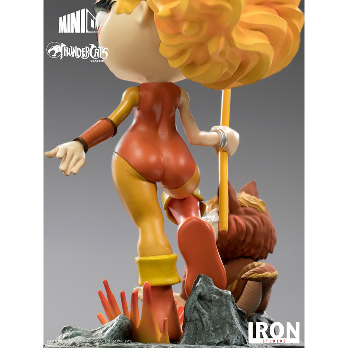 IRON STUDIO THUNDERCATS CHEETARA & SNARF MINICO FIGURA