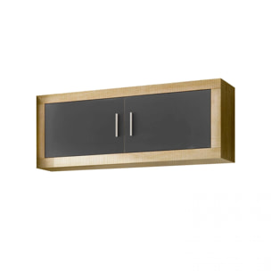 Módulo alto Nuka 2 puertas Cambria - Grafito