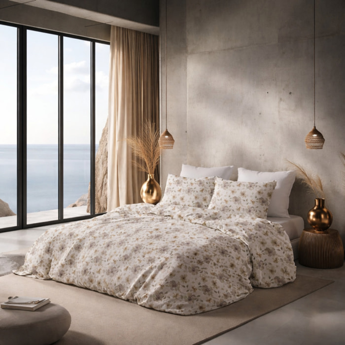 COTTON CLUB Completo Letto Monet in Percalle