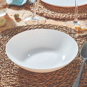 Servizio da tavola 18 pezzi - Pampille Blanc - Luminarc