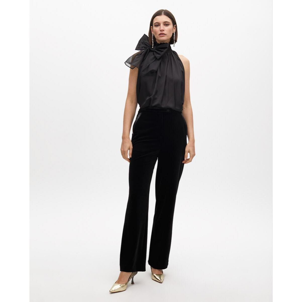 Top Halter con Fiocco