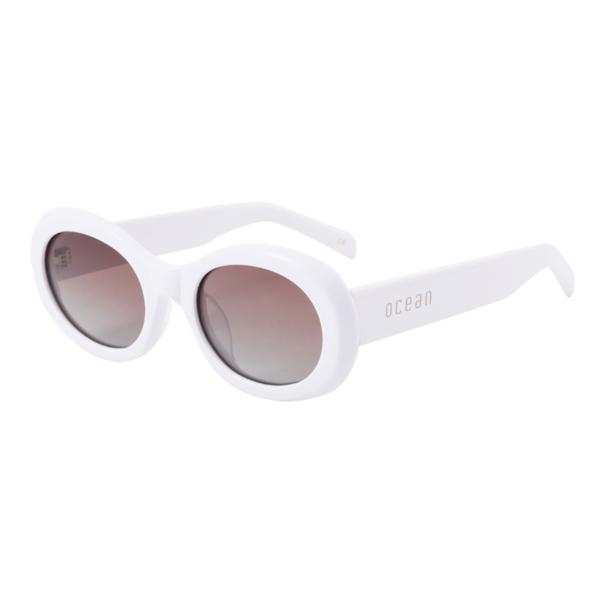 Gafas de sol OCEAN GENEVE - Blanco / Ahumada