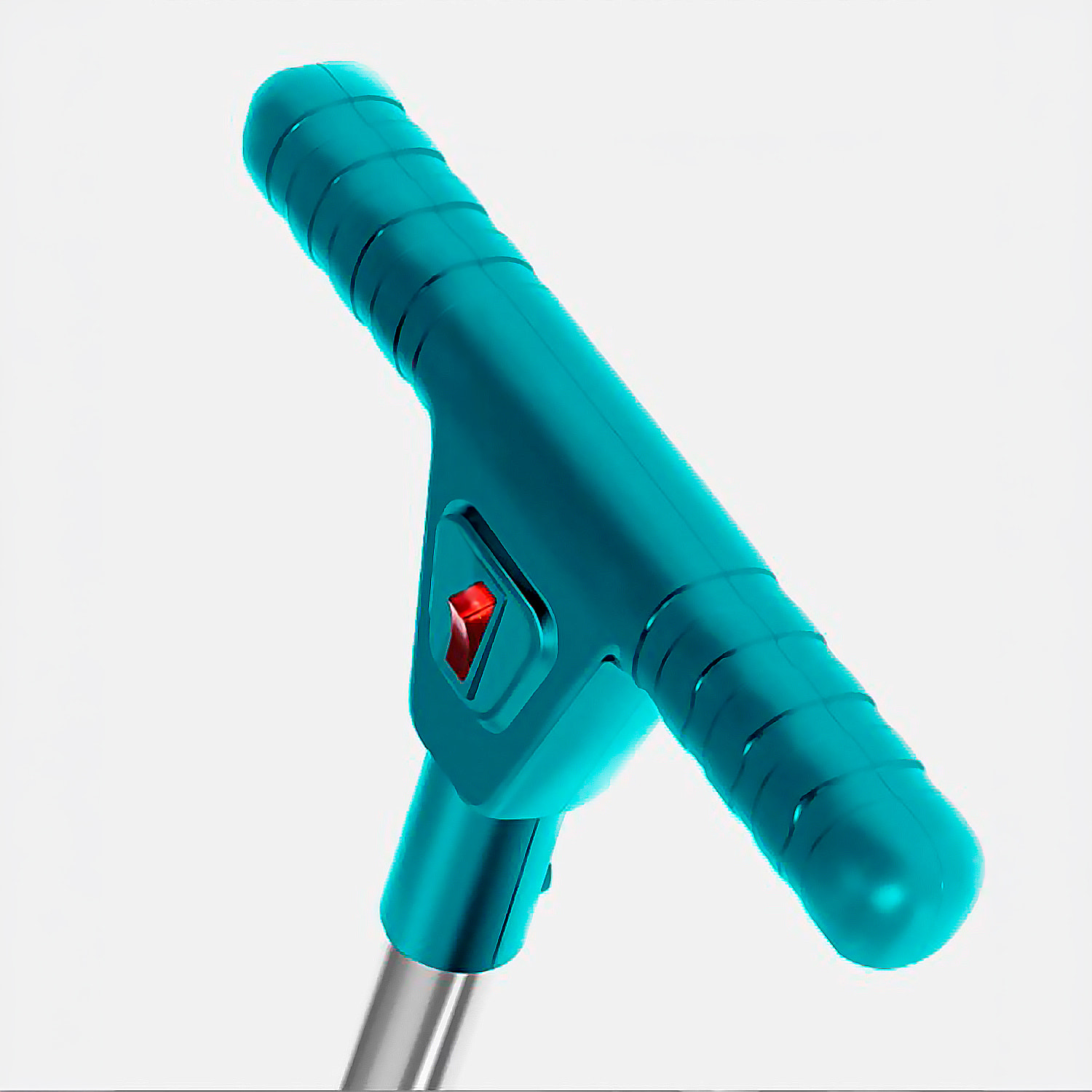 Tosaerba elettrico 21V con lama a 1.300rpm, due batterie ricaricabili da 15.000mAh, manico regolabile e tre livelli di altezza delle ruote.