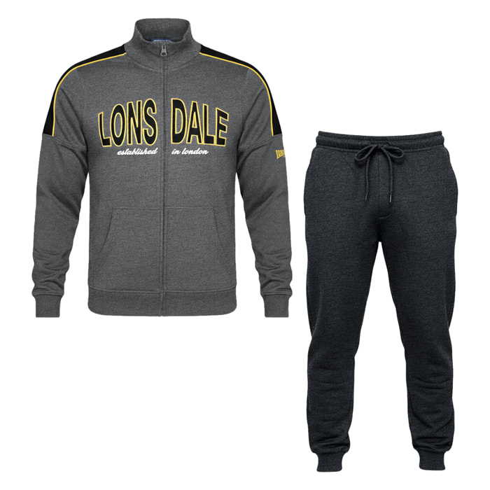 Tuta Uomo LONSDALE Cotone Felpato Zip