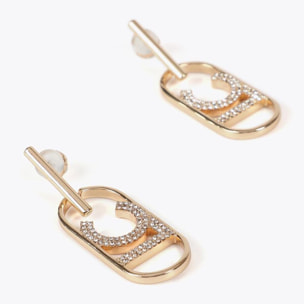 Orecchini gioiello LOGO ovale