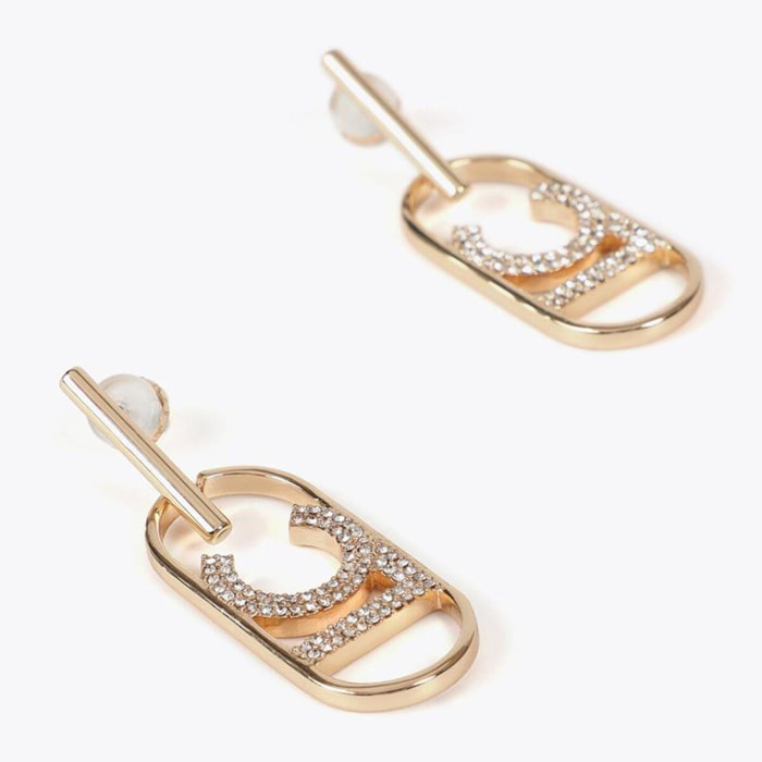 Orecchini gioiello LOGO ovale