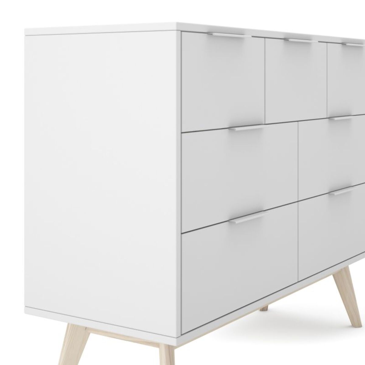 Cómoda Numa Blanco - Oak Soft