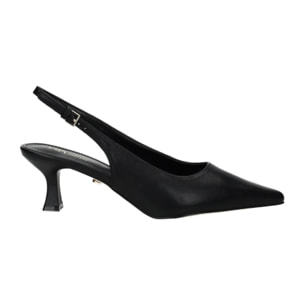 Décolleté sling back Donna Tata Italia Nero