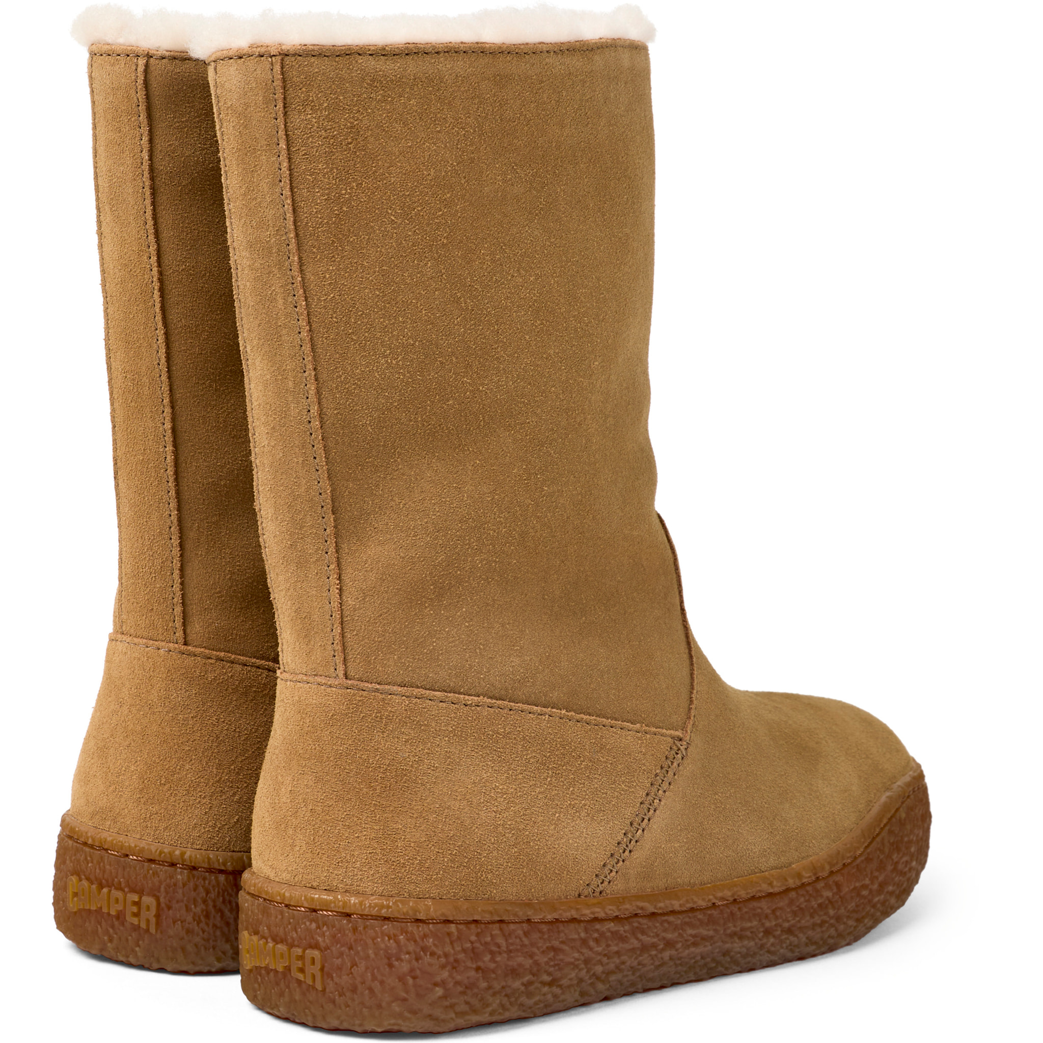 Stivaletti - CAMPER Peu Terreno - Marrone - Pelle scamosciata