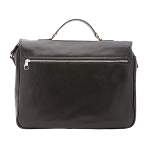 Borsa a mano  unisex In Vera pelle Made in Italy 40x30x9 cm