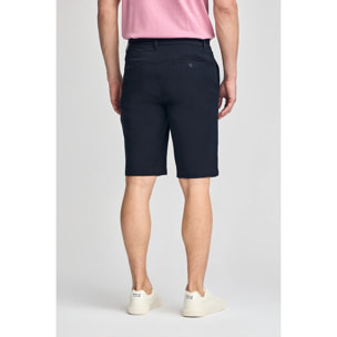 Bermuda relax azul marino con detalles Polo Club