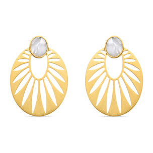 Pendientes Lux by Lux acabados oro 18k