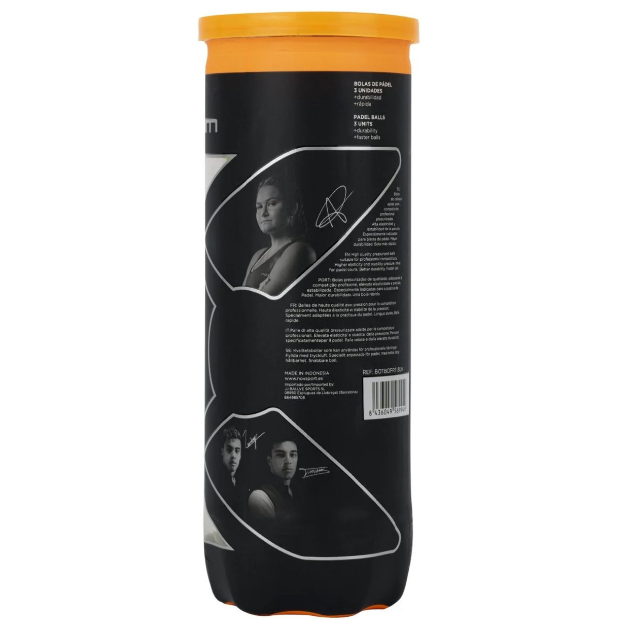 Bote de 3 pelotas de pádel PRO TITANIUM