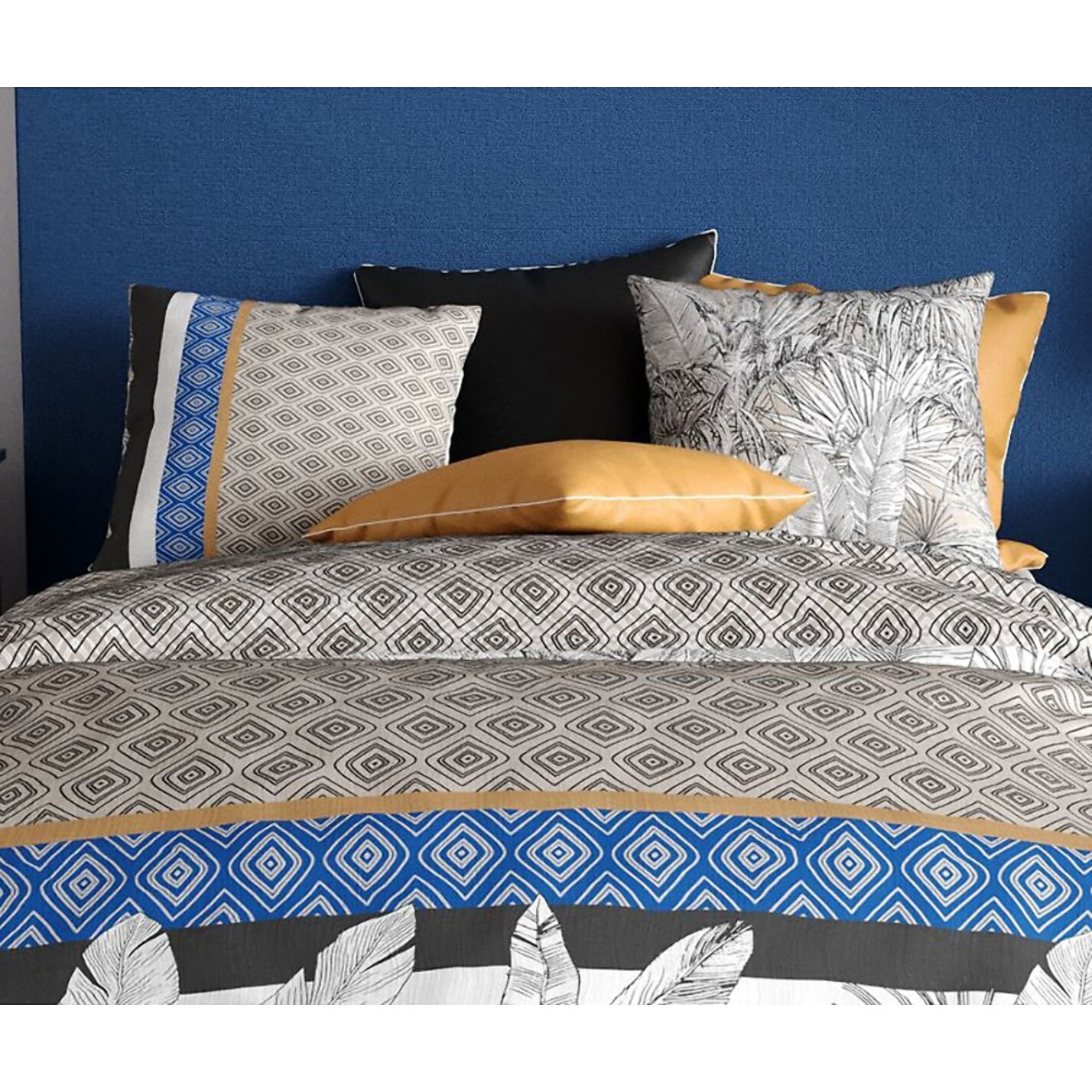 Parure Housse De Couette 3pcs 100% coton 57fils Toki