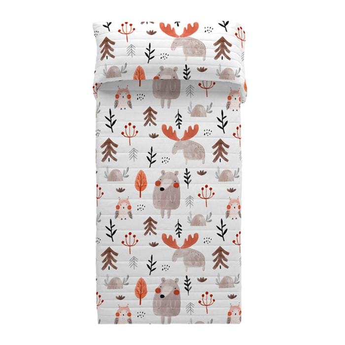 Icehome - Colcha Bouti Estampada - 100% Algodón - 70 gr/m² - Wild Forest