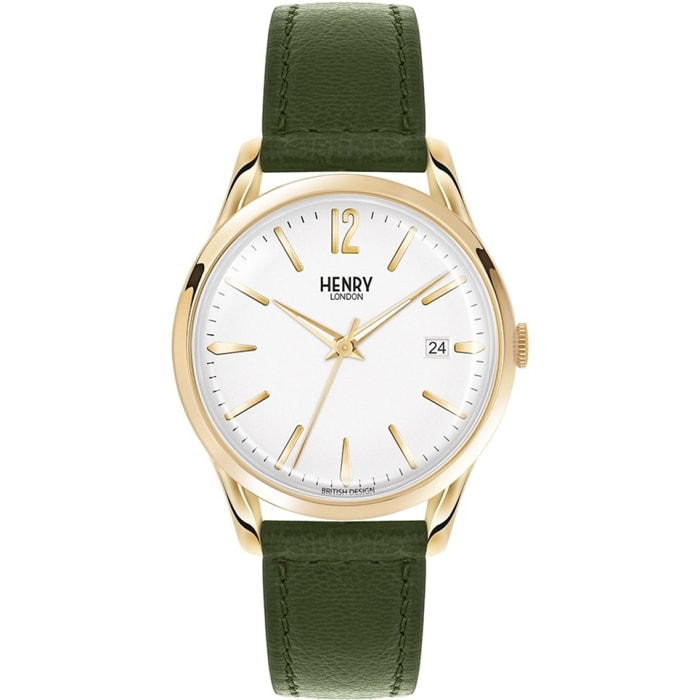 Reloj Henry London HL39-S-0098 Unisex Analogico Cuarzo con Correa de Piel