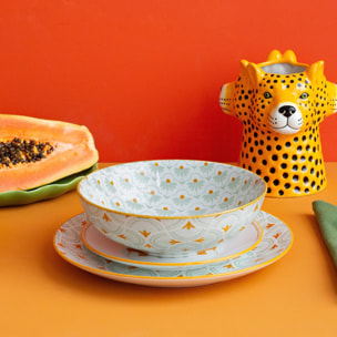 Lot de 6 assiettes creuses, ZOELA