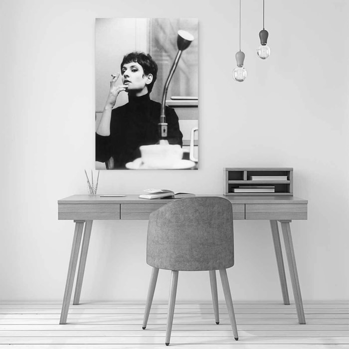 Tableau chanteur célèbre barbara en 1965 Tableau alu Dibond