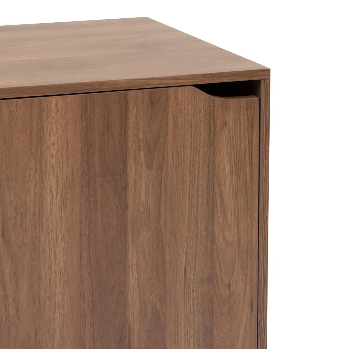 Buffet 2 portes Slidy bois foncé