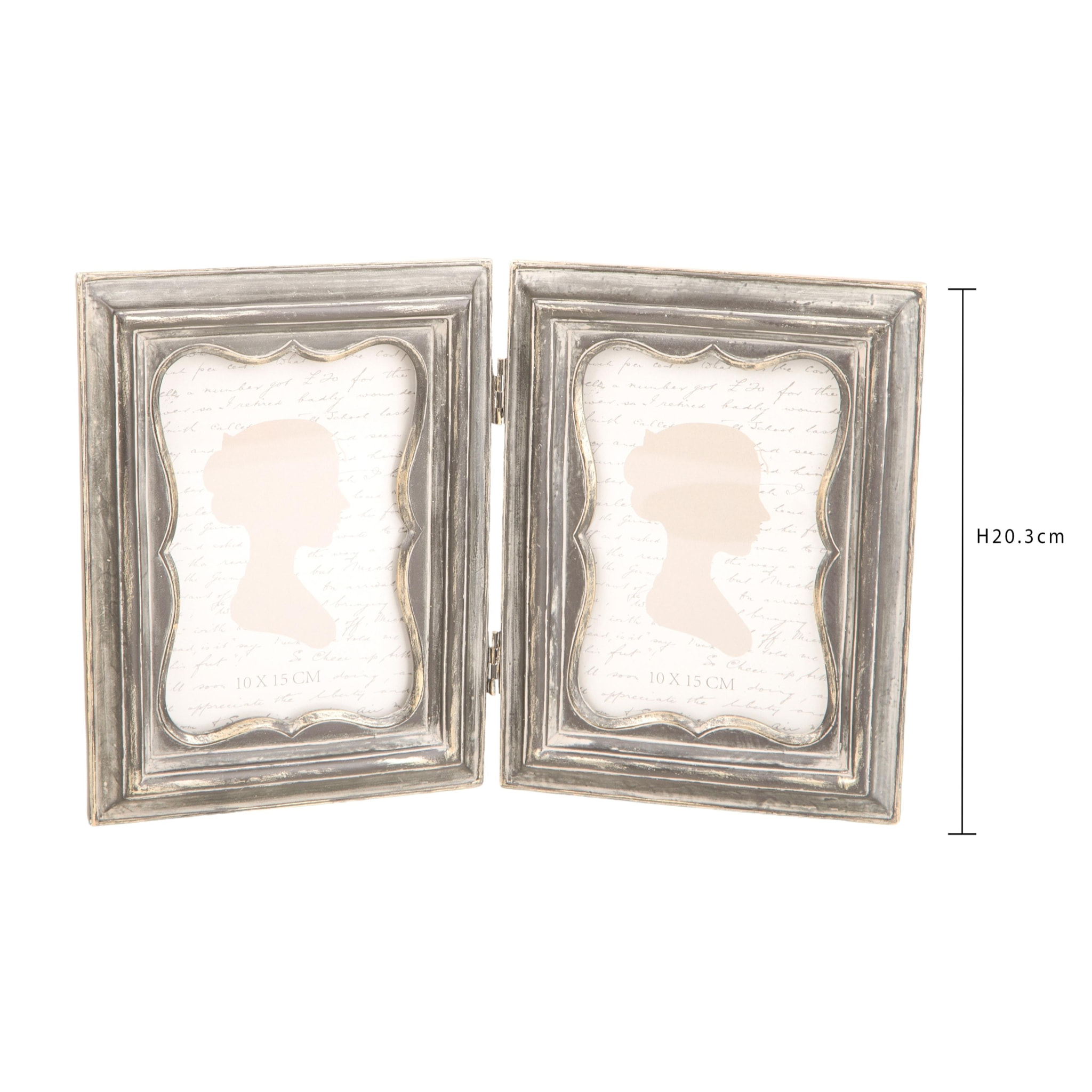 Porta foto - Pezzi 2 - 20xH29,5x3,4cm - Bianchi Dino SpA