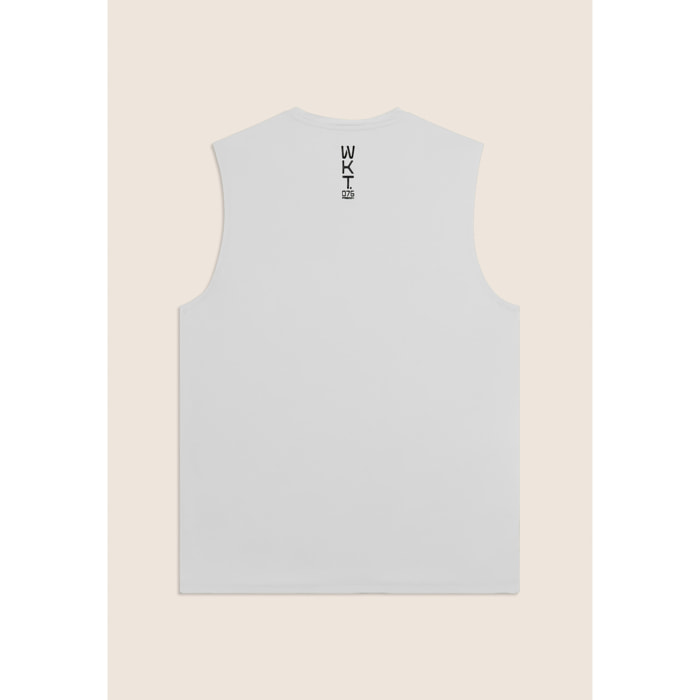 T-shirt senza maniche in tessuto quick dry