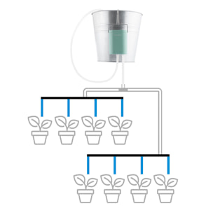 Sistema di Irrigazione a Goccia Automatico per Vasi Regott InnovaGoods