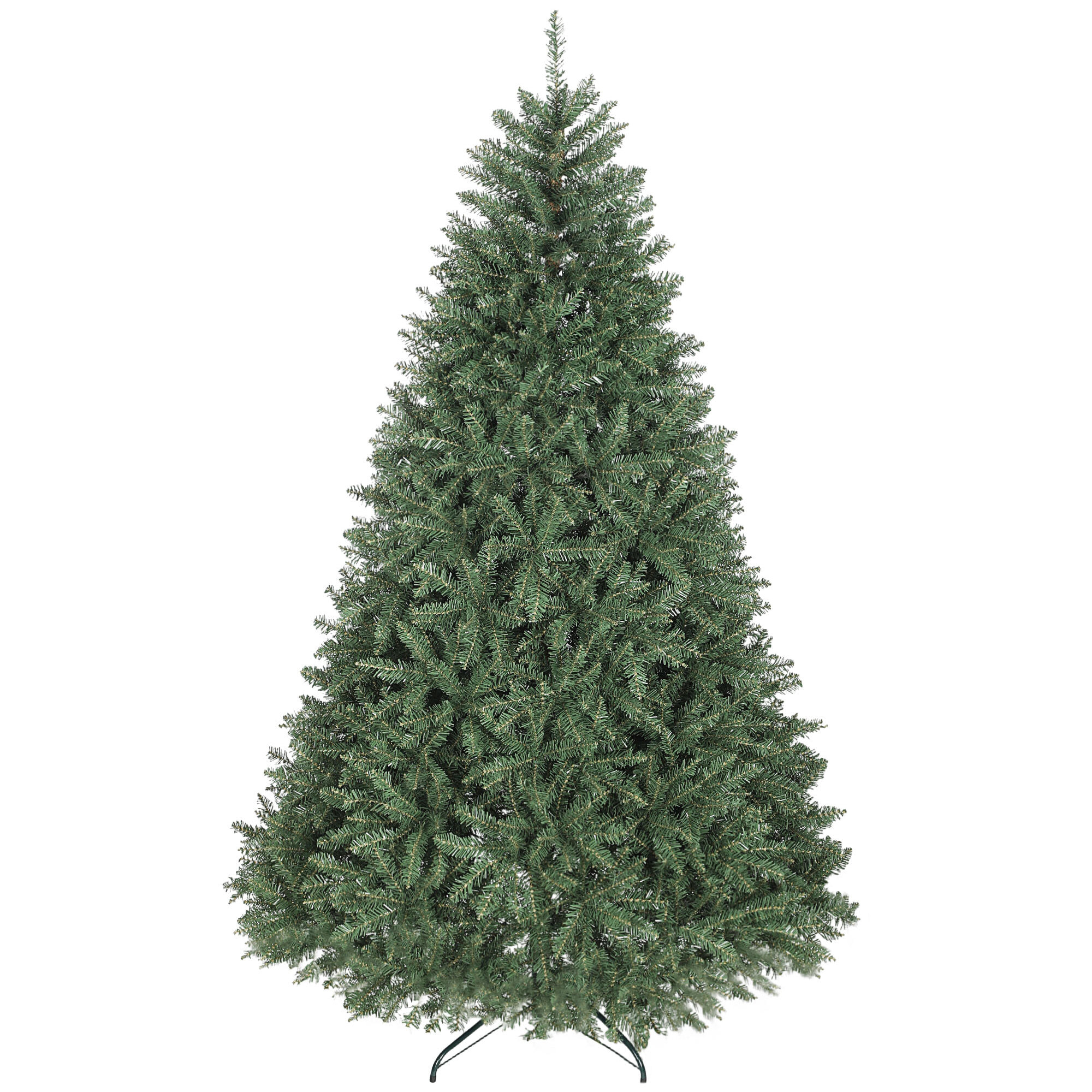Sapin de Noël artificiel Ø130 x 210H cm 2641 branches épines imitation épicéa grand réalisme vert