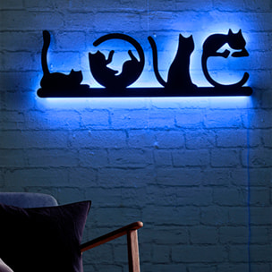 Decoración de pared con iluminación LED. WELL HOME