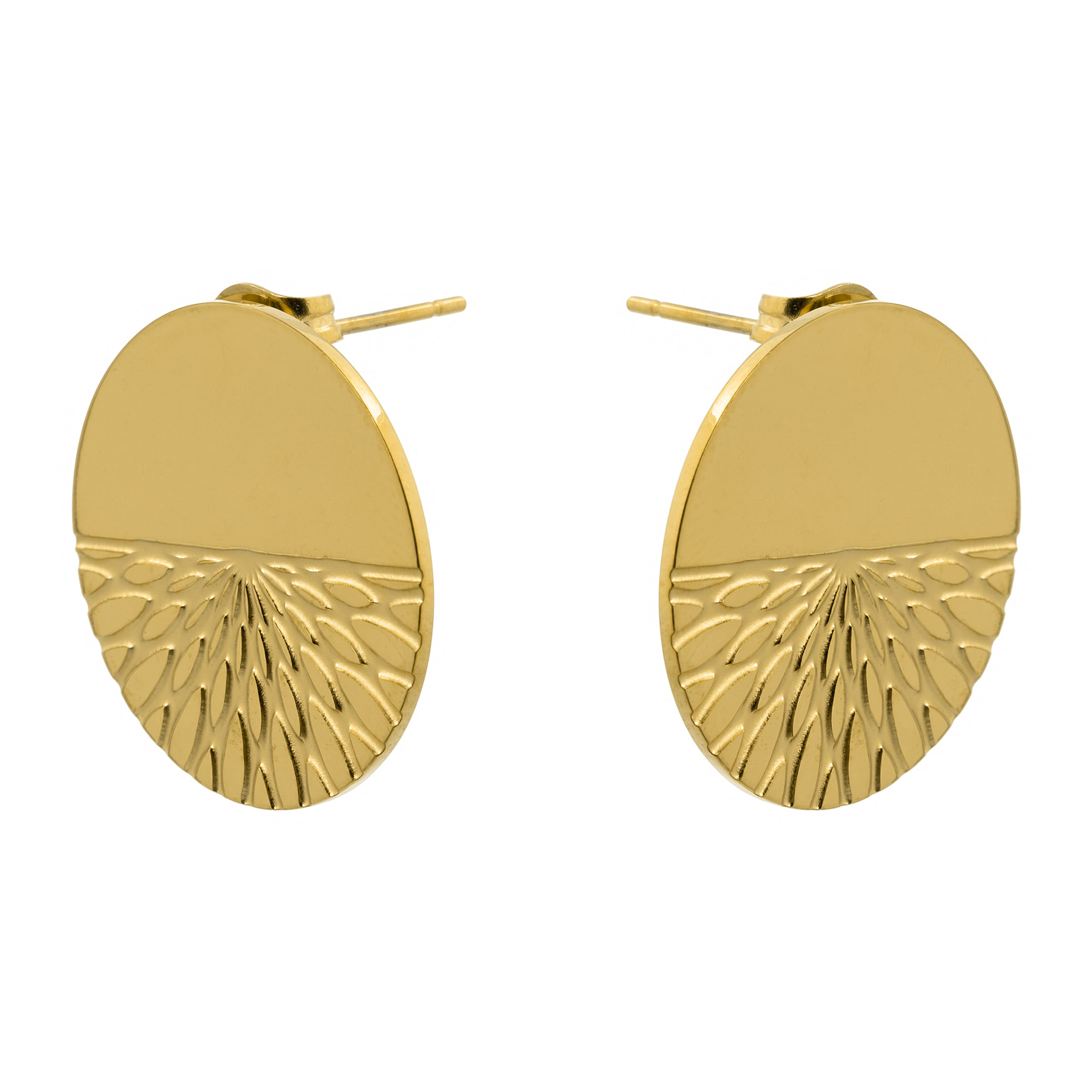 Pendientes Soodla acabado oro amarillo 18k