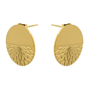 Pendientes Soodla acabado oro amarillo 18k
