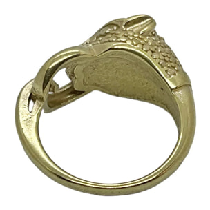 Anillo leopardo Chop dorado