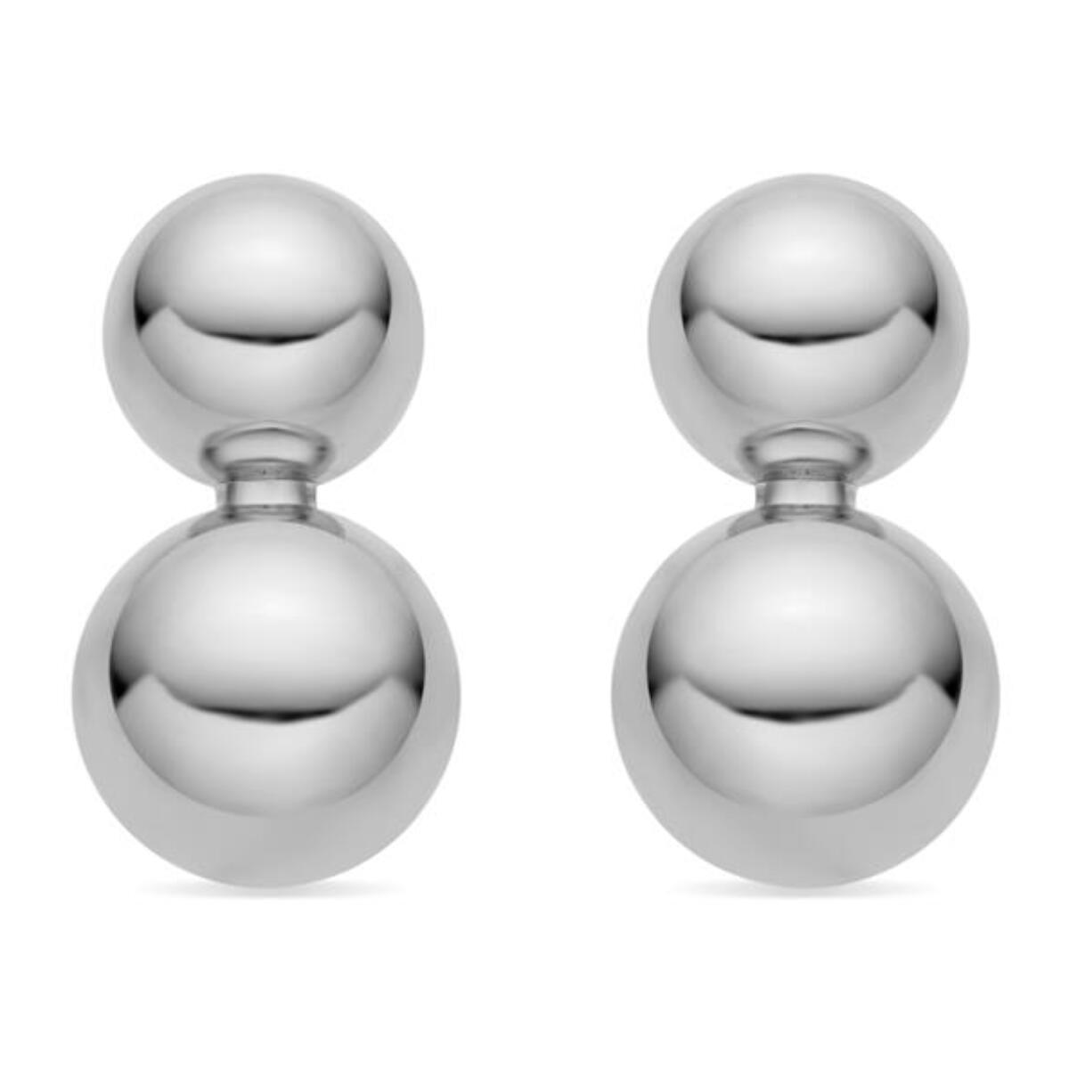 Pendientes con - acabado plata - Uphe