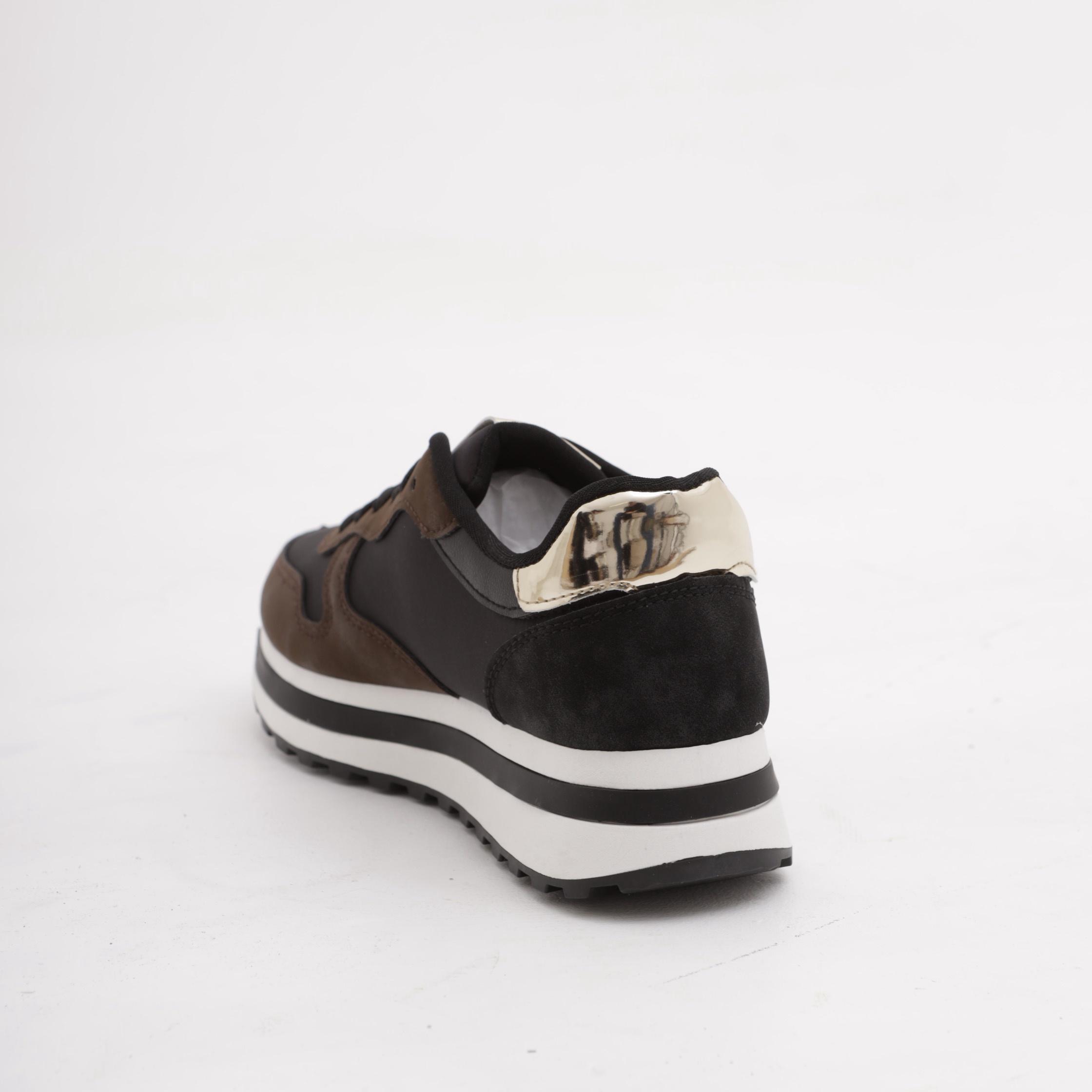 SNEAKERS CHOCOLA' PLATFORM MARRONE