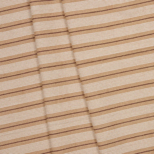 Tapis Groove 170x120cm rayé beige lin