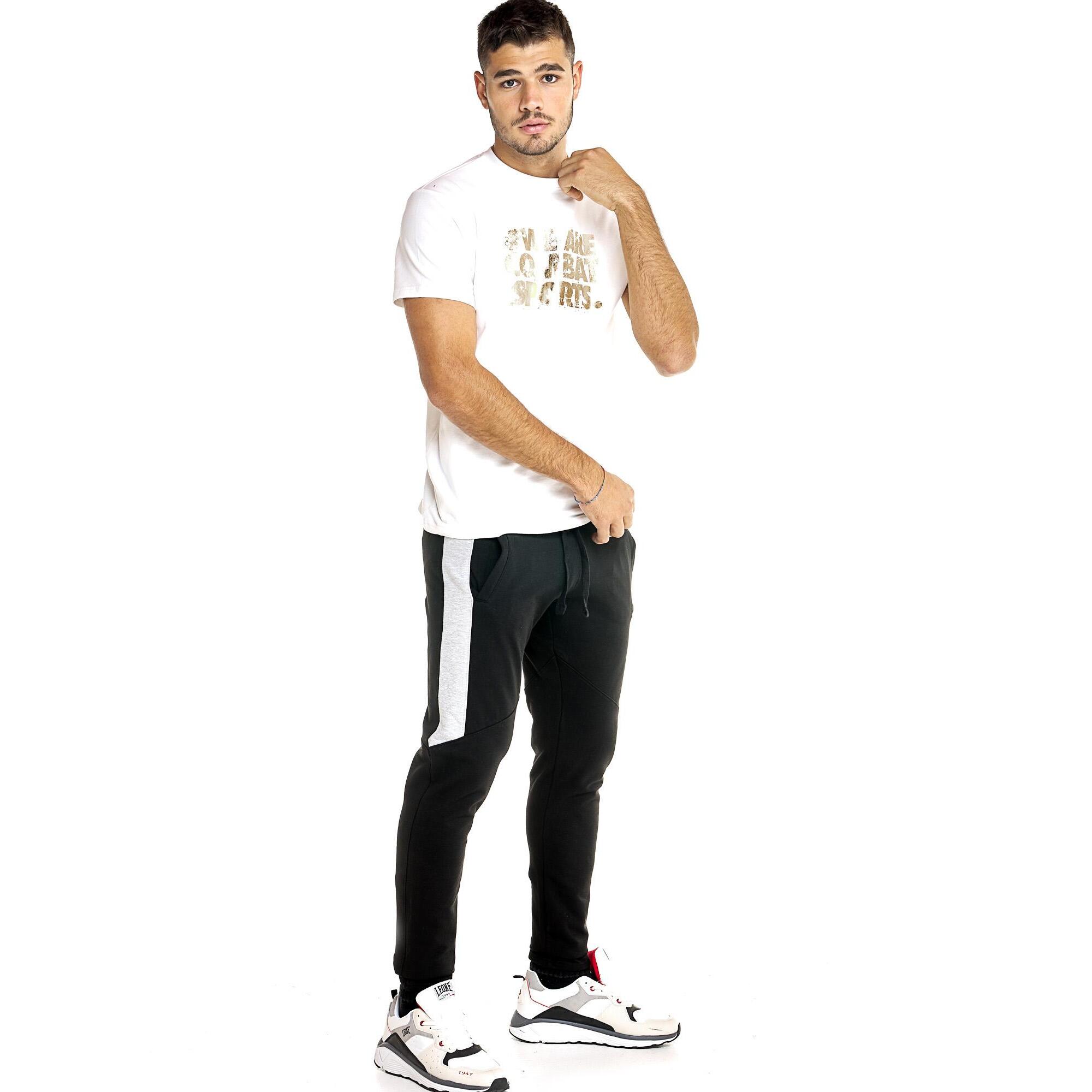 Camiseta hombre Leone 1947 Apparel manga corta estampado león dorado invierno