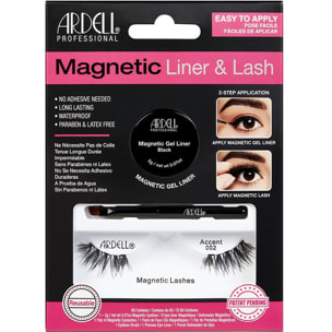 Magnetic Liner & Lash - Kit de Faux-Cils magnétiques avec Gel Liner Noir