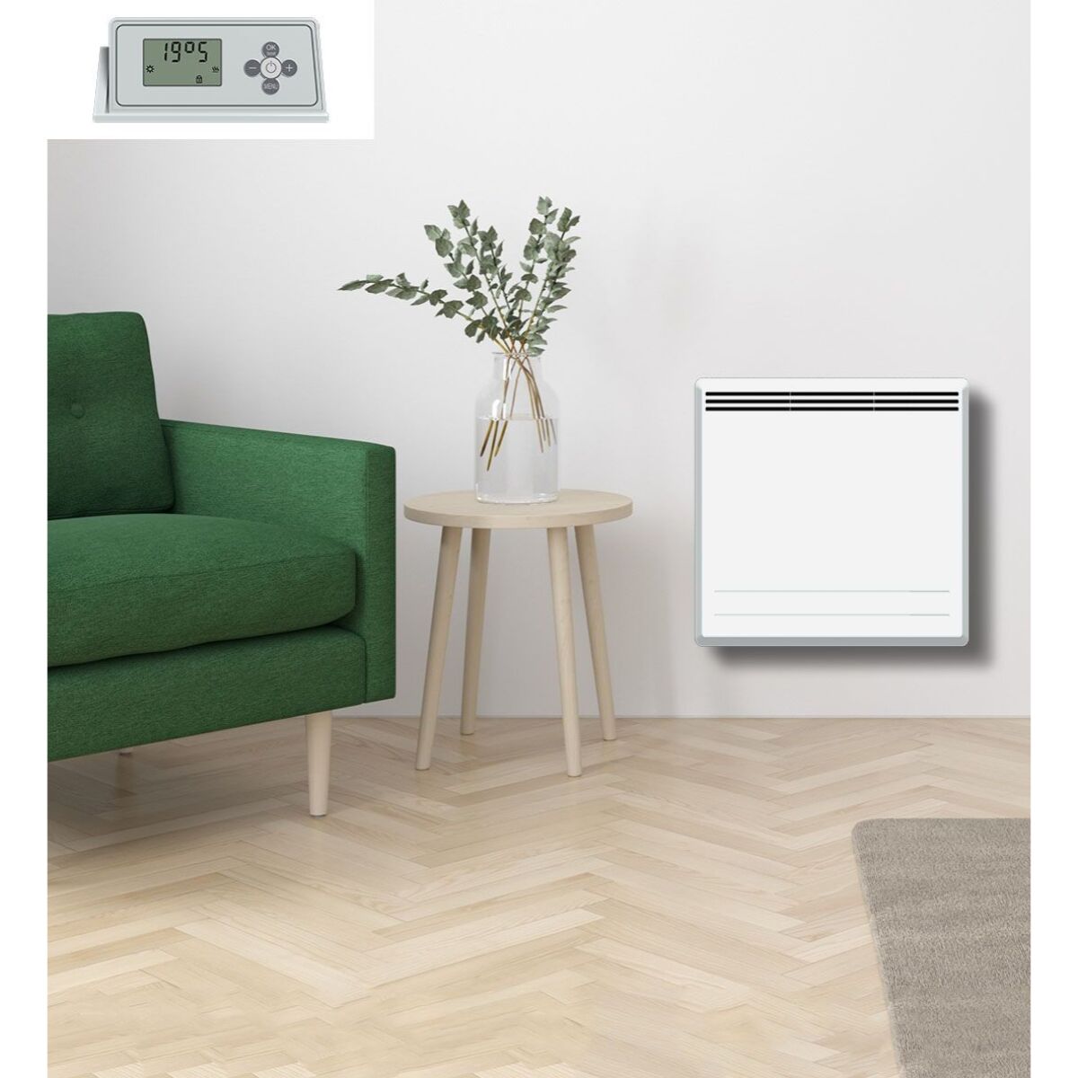 Radiateur inertie fonte 1000w